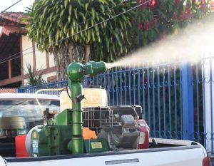 Saúde aplicará fumacê nos bairros com maior incidência de dengue, em Água Clara