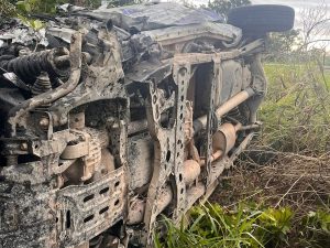 Acidente entre caminhonete e caminhão deixa ferido na BR-262, entre Ribas e Campo Grande Acidente entre caminhonete e caminhão deixa ferido na BR-262, entre Ribas e Campo Grande