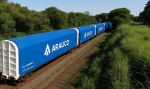 Arauco prepara megaplano logístico para levar celulose de MS ao Porto de Santos Arauco prepara megaplano logístico para levar celulose de MS ao Porto de Santos