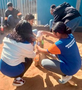 Escola Luciano aposta em horta sustentável para formar cidadãos conscientes, em Água Clara-MS Escola Luciano aposta em horta sustentável para formar cidadãos conscientes, em Água Clara-MS
