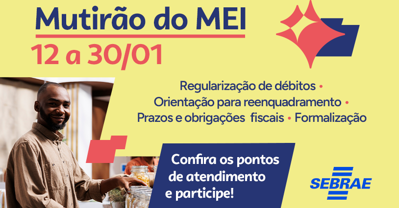 MUTIRÃO DO MEI: OPORTUNIDADES PARA MICROEMPREENDEDORES