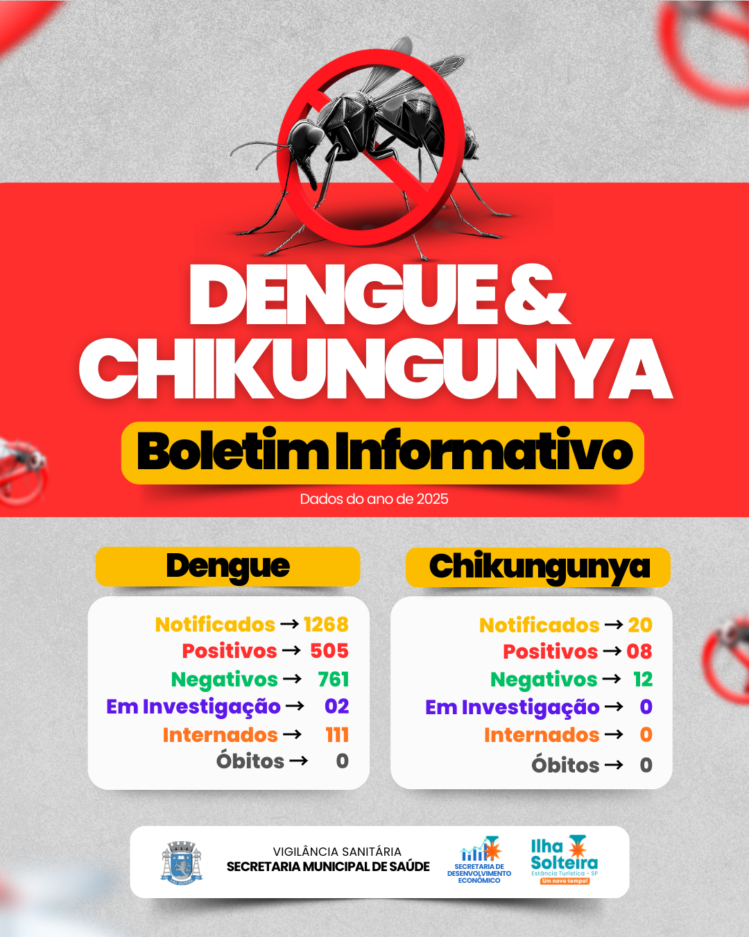 Ilha Solteira entra em alerta para dengue e reforça importância da vacinação