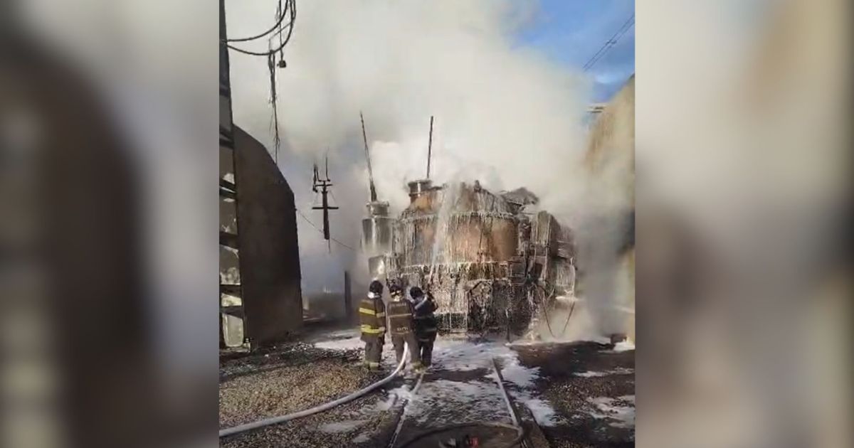 INCÊNDIO EM SUBESTAÇÃO DE ENERGIA CAUSA VAZAMENTO DE ÓLEO