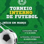 TORNEIO INTERNO DE FUTEBOL: Inscrições Abertas ATC