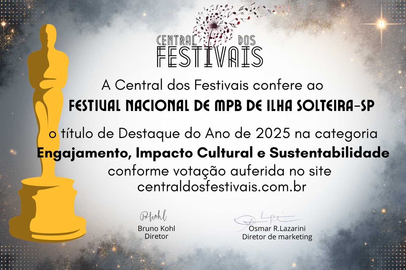 Festival Nacional de MPB de Ilha Solteira é destaque nacional em 2025