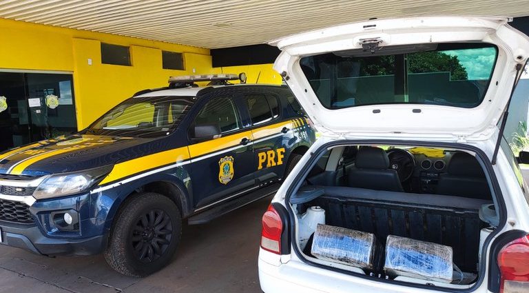 APREENSÃO DE DROGAS: PRF RETIRA 85 KG DE MACONHA