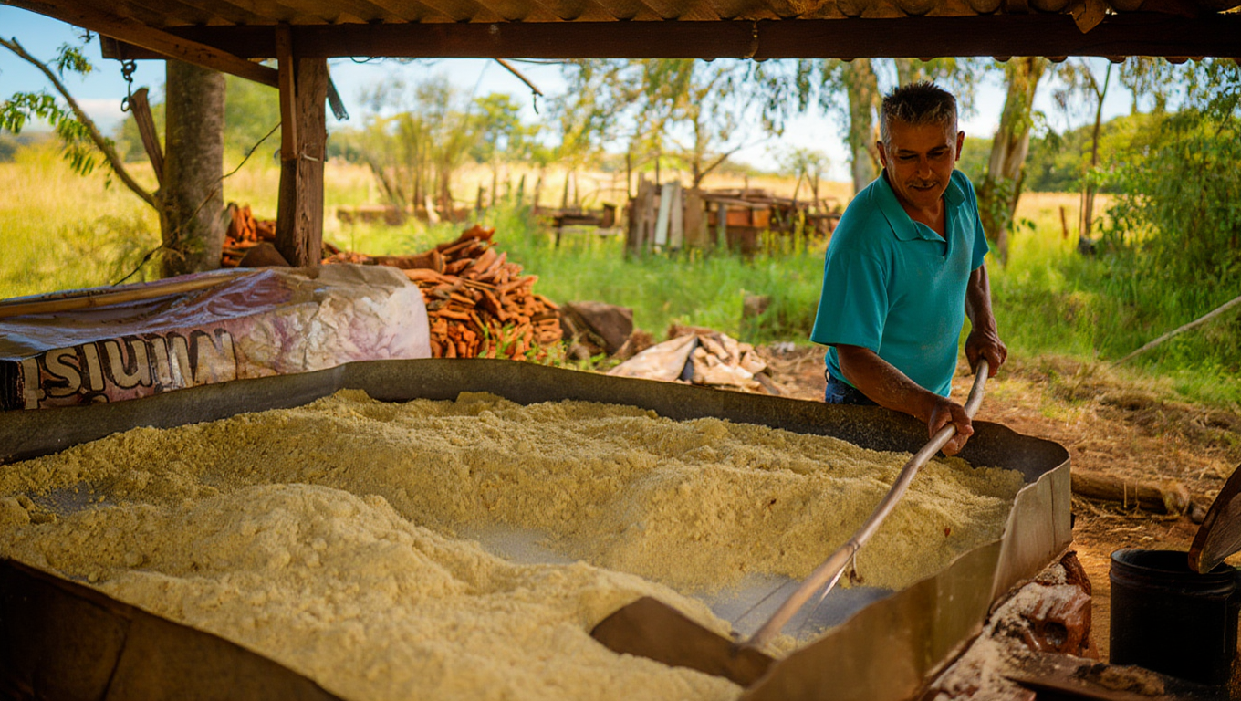 FARINHA DE MANDIOCA CASEIRA EM CASTILHO SP: 7 DÉCADAS DE SABOR, TRABALHO E RESISTÊNCIA