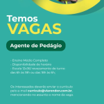 NOVAS VAGAS DE EMPREGO EM CASTILHO: 1 OPORTUNIDADE NA VIARONDON