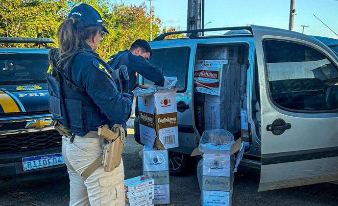 APREENSÃO DE CIGARROS CONTRABANDEADOS NO CEARÁ