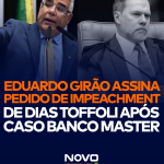 IMPEACHMENT: Eduardo Girão Solicita Ação Contra Toffoli