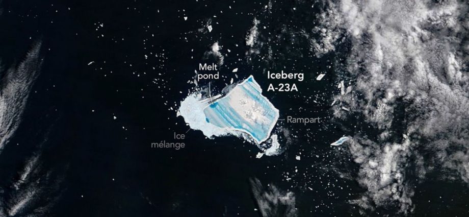 ICEBERG A-23A: A AMEAÇA DO COLAPSO IMINENTE