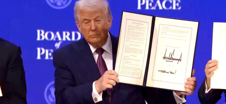 CONSELHO DE PAZ: TRUMP ASSUME A LIDERANÇA INDEFINIDA