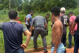 HOMEM CAPTURADO APÓS AGREDIR IDOSA EM CASTILHO (SP)