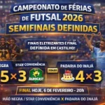 Campeonato de Férias de Futsal 2026 tem semifinais eletrizantes, virada histórica e final definida