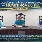SESSÃO DA CAMARA MUNICIPAL DE MURUTINGA DO SUL 01/2026 EM 02/02/2026